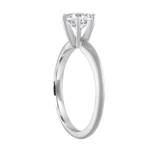 1.61 Carat Natural Diamond Round Brilliant  Ring G SI1 6 Prong Enhanced Made to Order