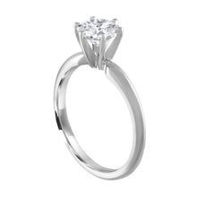 1.12 Carat SI1 F Diamond Round Shape  Enhanced Available in White, Yellow or Rose Gold 6 Prong Excellent Diamond Engagment Love Gift