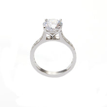 1/3ct Double Halo Engagement Ring Natural Diamonds Enhanced Center