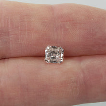 0.77 Carat Radiant F SI2 Enhanced Loose Diamond Natural Mined