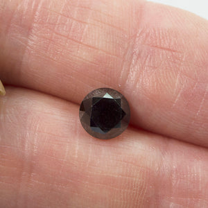 1.76 Carat Round Black Enhanced Loose Diamond Earth Mined