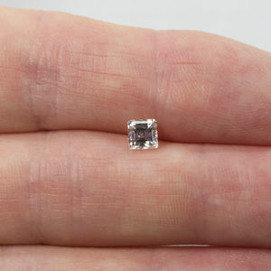 0.55 Carat Asscher E VS2 Enhanced Loose Diamond Natural Mined