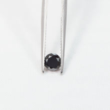 0.56 Carat Round Black Enhanced Loose Diamond Earth Mined