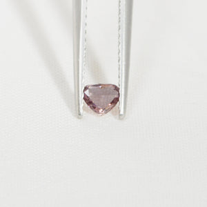 0.16 Carat Heart Pink Enhanced Loose Diamond Natural Mined