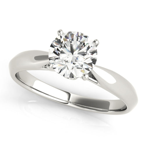 1.45 Carat Diamond Round Shape G SI1  Enhanced Available in White, Yellow or Rose Gold Engagement Ring