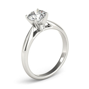 1.45 Carat Diamond Round Shape G SI1  Enhanced Available in White, Yellow or Rose Gold Engagement Ring