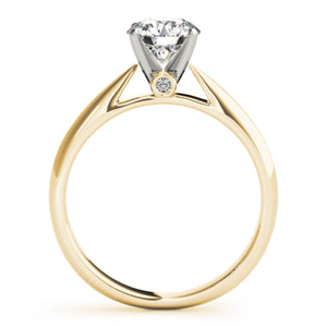 1.45 Carat Diamond Round Shape G SI1  Enhanced Available in White, Yellow or Rose Gold Engagement Ring