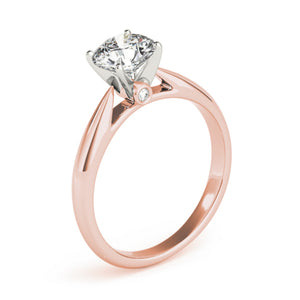 1.45 Carat Diamond Round Shape G SI1  Enhanced Available in White, Yellow or Rose Gold Engagement Ring