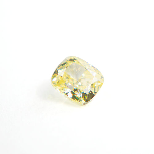 0.71 Carat Cushion Cut Natural Yellow SI2 Loose Diamond GIA CERTIFIED