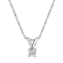 1.43 Ct Round Shaped Mined Diamond Solitaire Pendant G SI1 18 Inch 14K White Gold Enhanced Custom Made