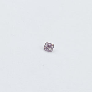 0.17 Carat Fancy Intense Pink-Purple Loose Unset Cushion Modified  Natural Diamond Bright rare