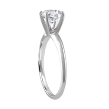 1.21 Carat Natural Diamond Round Brilliant  Ring D SI1 Enhanced Custom Made