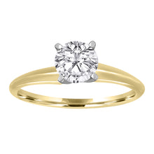 1.12 Carat Diamond Round Brilliant  Solitaire Ring F SI1 Enhanced Made to Order