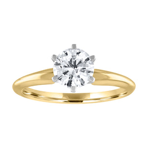 1.59 Carat SI1 D Mined Diamond Round Shape  Enhanced Available in White, Yellow or Rose Gold 6 Prong Excellent Diamond Engagment Love Gift