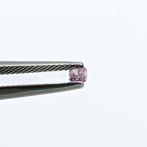 0.14 Carat Natural~Fancy Purple-Pink~Even I1 CERTIFIED Radiant Loose Diamond Earth Mined Rare UNSET