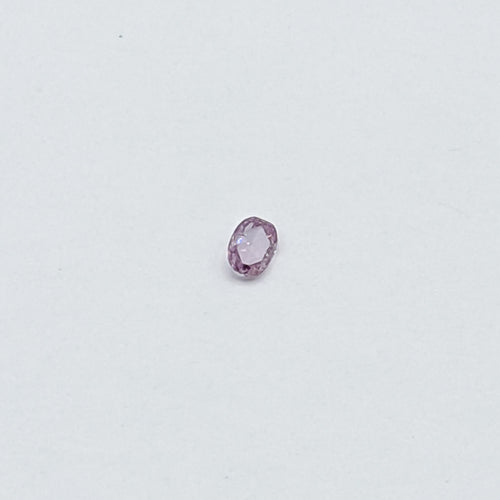 0.1 Ct Natural~Fancy Pink-Purple~Even I1 CERTIFIED Oval Loose Diamond Natural Mined Rare Natural Color UNSET