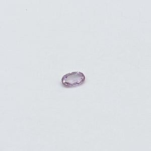 0.1 Ct Natural~Fancy Pink-Purple~Even I1 CERTIFIED Oval Loose Diamond Natural Mined Rare Natural Color UNSET