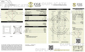 CERT 1.04 CTW Princess Cut Diamond F/ SI1 Loose 100% Natural Enh. CGL